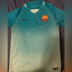 2016 Alternate Barcelona Jersey Authentic/ Messi Print